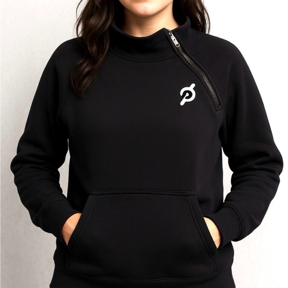 Peloton Sweaters - Peloton Black Cowl Neck Sweater